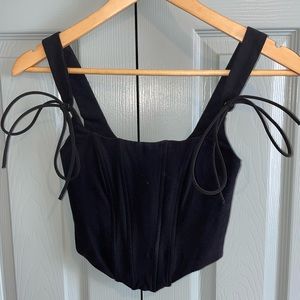 Edikted Genevive Woven Stretch Corset